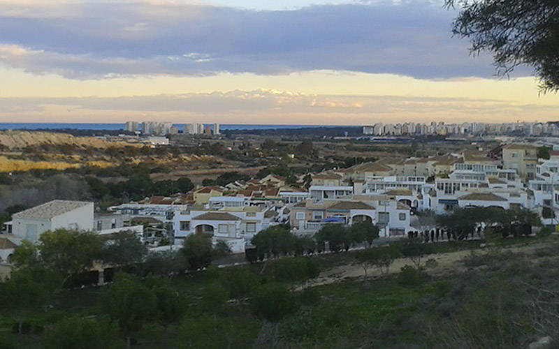 Entorno natural de dunas junto a San Fulgencio