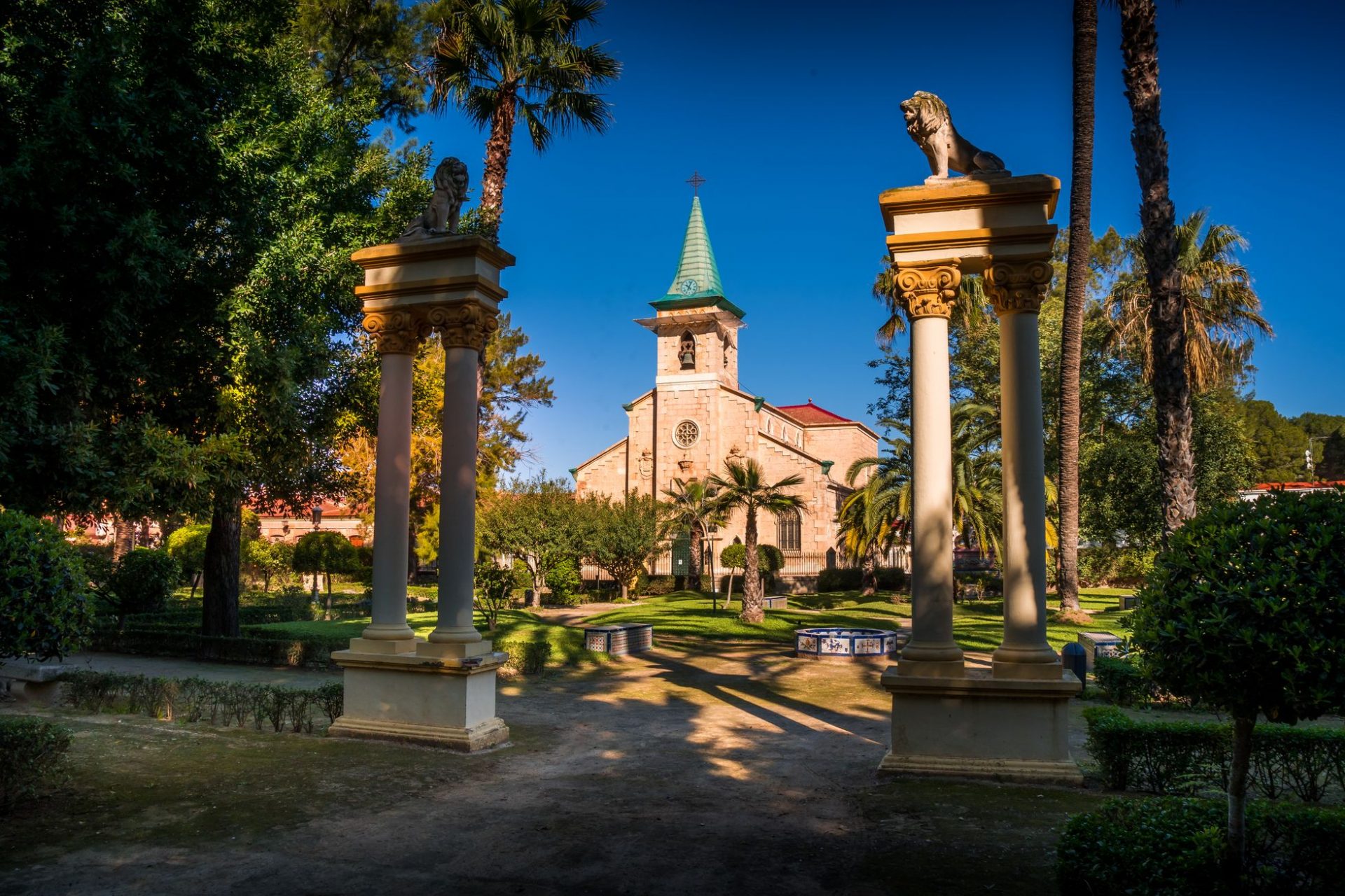 Estatua en los Jardines del Marqués de Fontalba